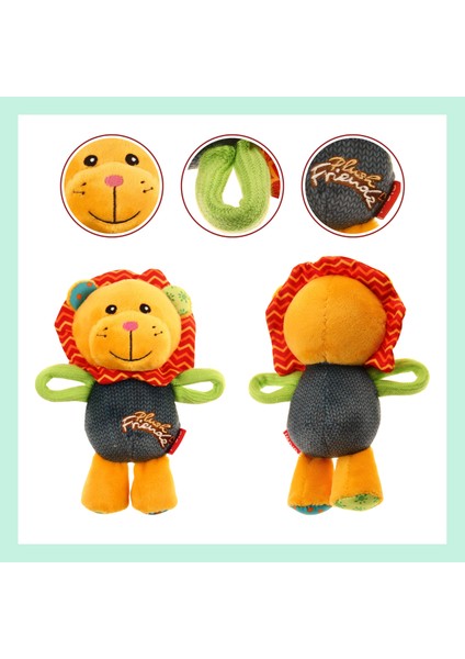 Sesli Peluş Aslan Köpek Oyuncağı modelleri