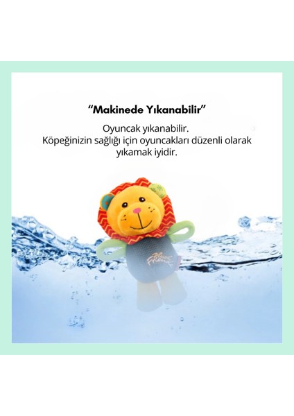 Sesli Peluş Aslan Köpek Oyuncağı indirimleri