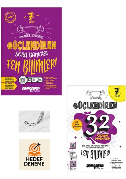 Ankara 7.sınıf Güçlendiren Fen Bilimleri Soru 32 Haftalık Fen Bilimleri Denemeleri Hedef Deneme