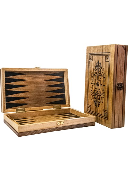 Oltu Taşı Işlemeli Tophane Sefası Küçük Tavla