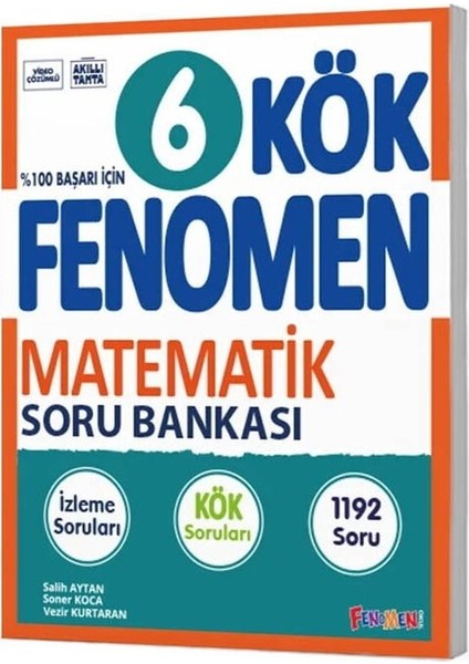 Fenomen 2026 6. Sınıf Matematik Kök Soru Bankası Yeni Marif Modele Uygun