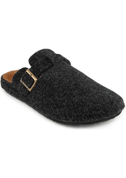 Hopea 36911 Anatomik Keçe Kadın Terlik Füme fiyatları