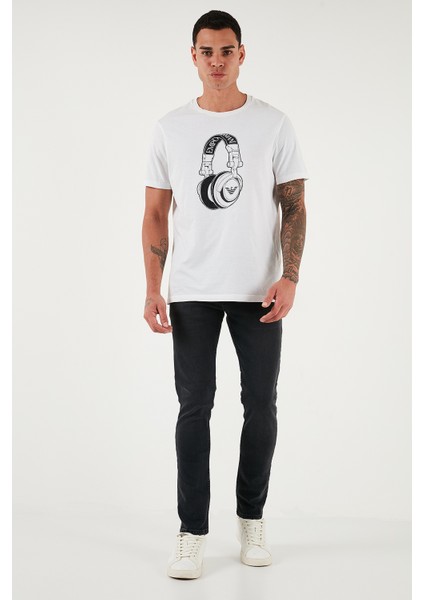 Streç Pamuklu Slim Fit Yüksek Bel Dar Paça Jeans Erkek Kot Pantolon 3300C03TOKYO