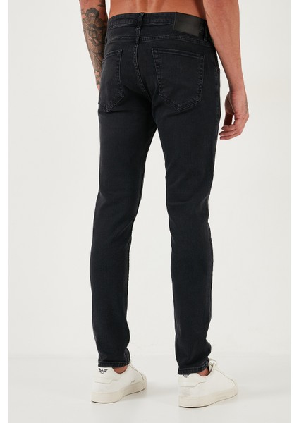 Streç Pamuklu Slim Fit Yüksek Bel Dar Paça Jeans Erkek Kot Pantolon 3300C03TOKYO indirimleri