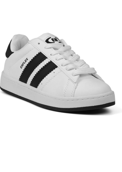 Unisex Beyaz Siyah Bağcıklı Rahat Sneaker Günlük Spor Ayakkabı fiyatları