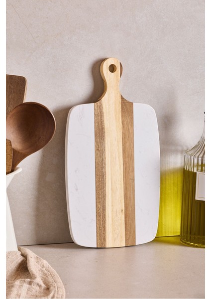 Geate Mermer Akasya Kesme Tahtası 34X18 cm modelleri