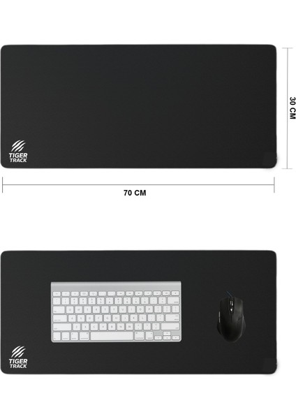 Tıger Track Gaming Mouse Pad 70X30 cm – Pürüzsüz Yüzey, Profesyonel Oyun Deneyimi