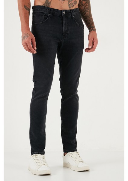 Streç Pamuklu Slim Fit Yüksek Bel Dar Paça Jeans Erkek Kot Pantolon 3300C03TOKYO modelleri