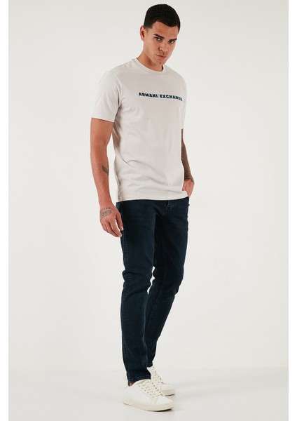 Streç Pamuklu Slim Fit Normal Bel Dar Paça Jeans Erkek Kot Pantolon 1124C47NAPOLI