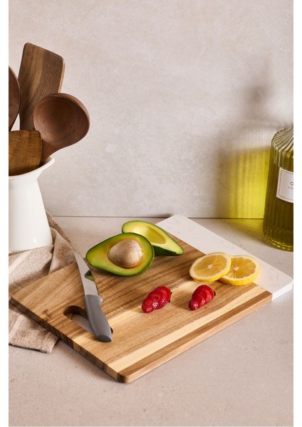 Geate Mermer Akasya Kesme Tahtası 35X25 cm