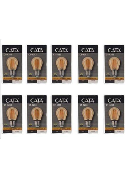 5 Adet CT-4283 LED Filament Ampul, 4 W Amber fiyatları