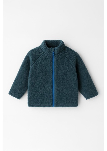 Unisex Bebek Astarlı Fermuarlı Peluş Mont fiyatları