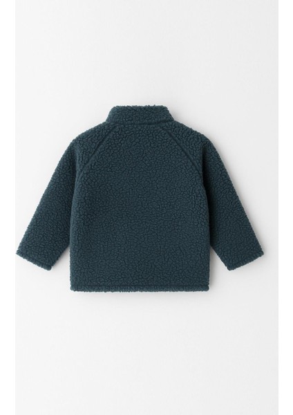 Unisex Bebek Astarlı Fermuarlı Peluş Mont modelleri