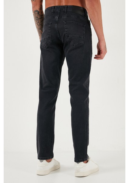 Streç Pamuklu Comfort Fit Yüksek Bel Boru Paça Jeans Erkek Kot Pantolon 4412C03TEXAS indirimleri