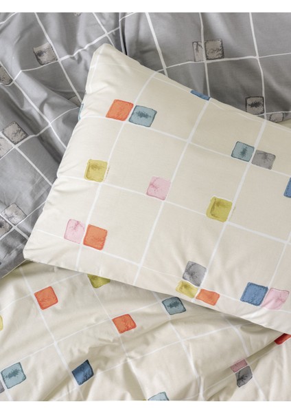 Minimal Çift Kişilik Lastikli Çarşaflı Nevresim Takımı Evo Gri fiyatları