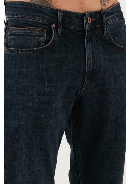 Streç Pamuklu Comfort Fit Yüksek Bel Boru Paça Jeans Erkek Kot Pantolon 4412C25TEXAS indirimleri