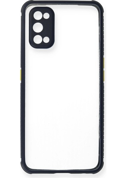 Newface Realme 7 Pro Kılıf Miami Şeffaf Silikon - Lacivert fiyatları