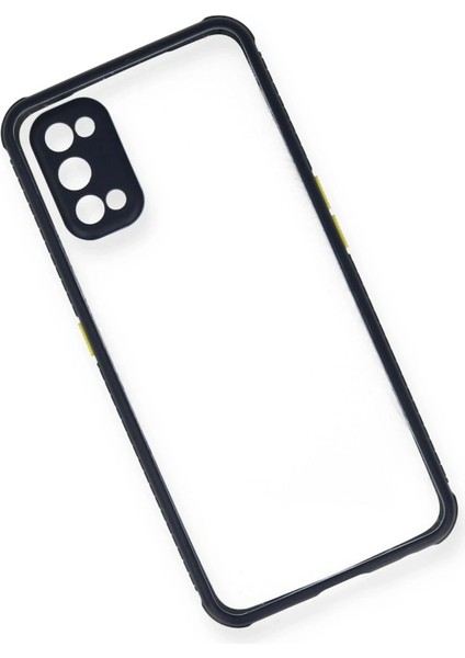 Newface Realme 7 Pro Kılıf Miami Şeffaf Silikon - Lacivert modelleri