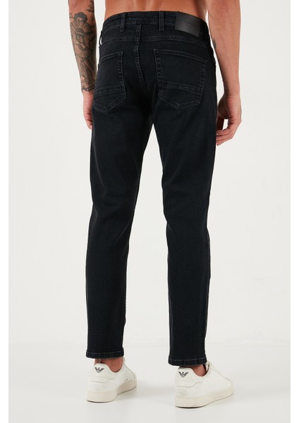 Streç Pamuklu Comfort Fit Yüksek Bel Boru Paça Jeans Erkek Kot Pantolon 4412C14TEXAS indirimleri