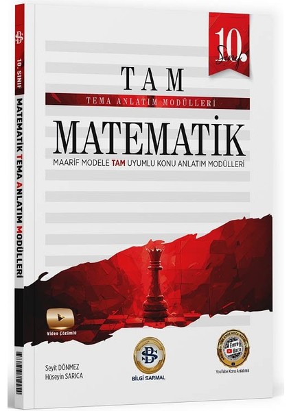 Bilgisarmal 2026 10. Sınıf Matematik Tema Konu Anlatım Modülleri Yeni Maarif Modele Uygun