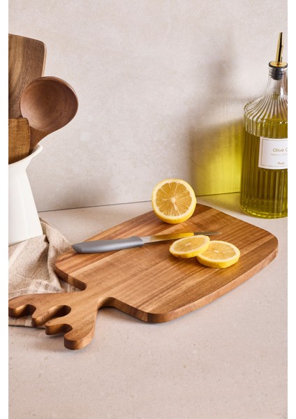 Akasya Geyikli Kesme Tahtası 43X24 cm