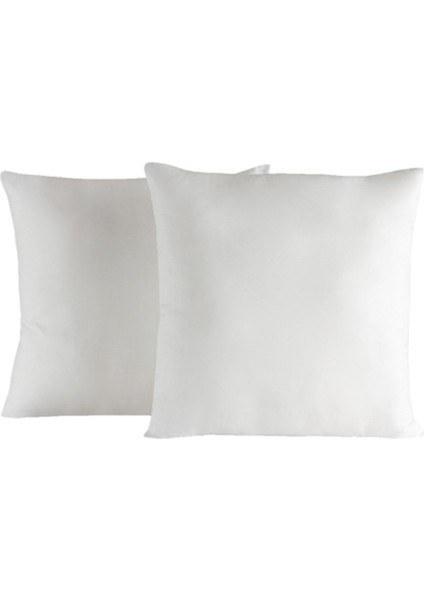 Bedding 45x45 cm Kare Mikrofiber Kırlent İç Yastığı - 2 Adet Set
