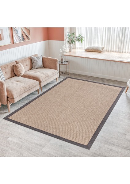 Dokuma Şerit Sisal Kolay Temizlenir Mutfak Antre Oturma Odası Kumaş Bordürlü Özel Halı modelleri