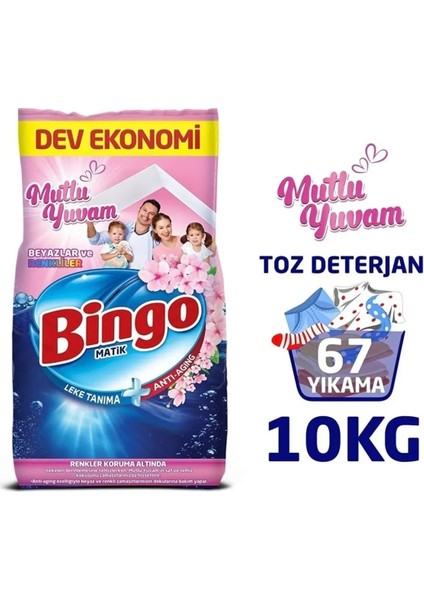 Matik Konsantre Toz Deterjan 10KG Mutlu Yuvam