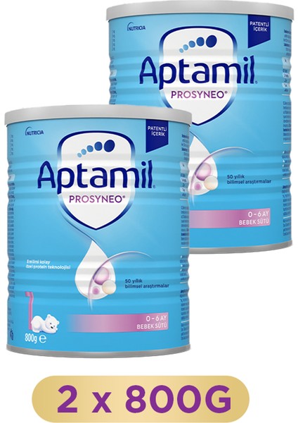 Prosyneo 1 Bebek Sütü 800 gr x 2 Adet