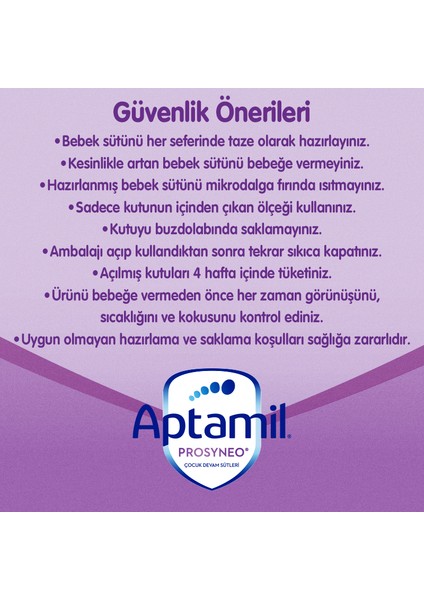 Prosyneo 1 Bebek Sütü 800 gr x 2 Adet