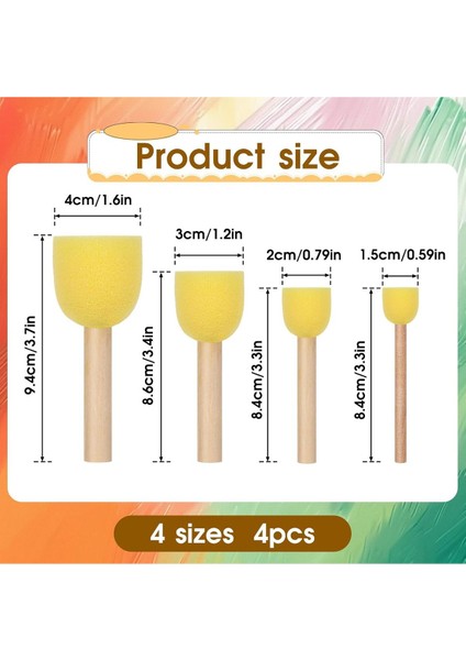 1 Paket - 4'lü Tampon Sünger Boya Süngeri fiyatları
