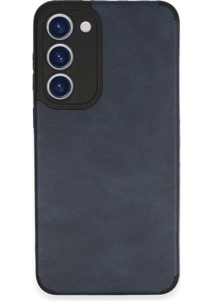 Newface Samsung Galaxy S23 Plus Kılıf Loop Deri Silikon - Lacivert