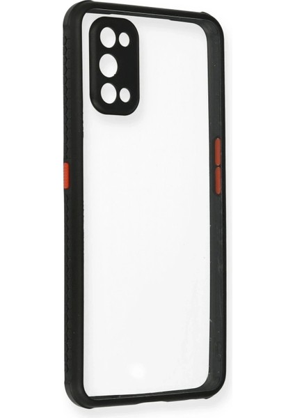 Newface Realme 7 Pro Kılıf Miami Şeffaf Silikon - Siyah