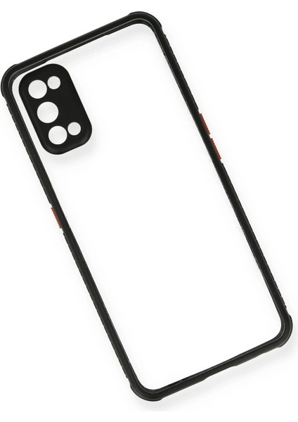 Newface Realme 7 Pro Kılıf Miami Şeffaf Silikon - Siyah modelleri