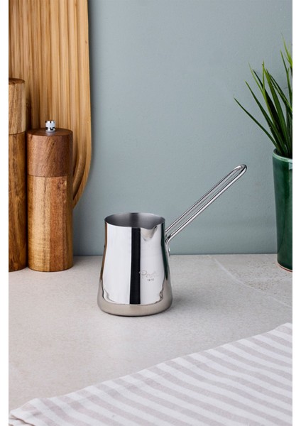 304 Paslanmaz Çelik Huni Cezve No.2 - 170 ml