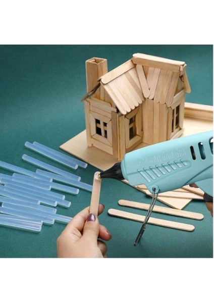 1 Paket Natural Dil Çubuğu Paketi 50'li Abeslang Tahta Dil Çubuğu - Ağda Spatulası modelleri