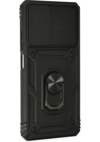 Newface Xiaomi Redmi Note 11 Pro Kılıf Pars Lens Yüzüklü Silikon - Siyah fiyatları