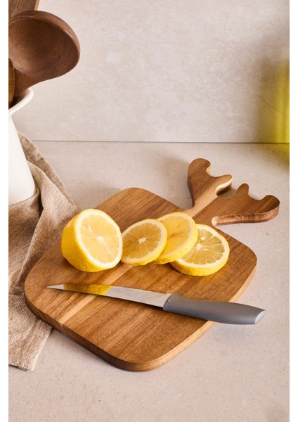 Akasya Geyikli Kesme Tahtası 30X20 cm