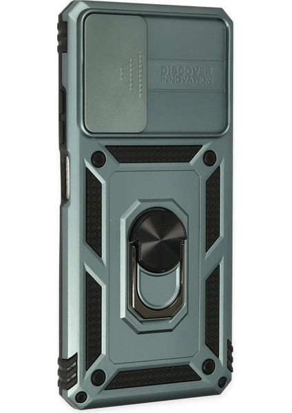 Newface Xiaomi Redmi Note 11 Pro Kılıf Pars Lens Yüzüklü Silikon - Yeşil fiyatları