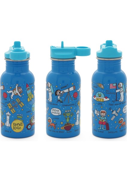 2'li 400ML Pipetli Paslanmaz Çelik Matara Space-Cars fiyatları