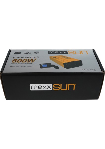 Mexxsun 12V 600W Tam Sinüs Ups (Remote Ekran) Inverter modelleri