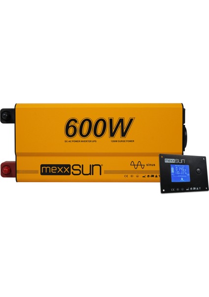 Mexxsun 12V 600W Tam Sinüs Ups (Remote Ekran) Inverter fırsatları