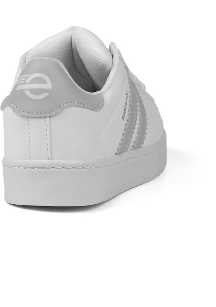 Unisex Beyaz Buz Bağcıklı Rahat Sneaker Günlük Spor Ayakkabı indirimleri