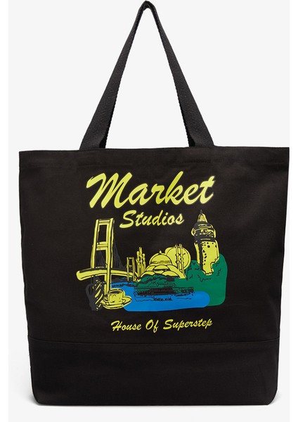 x Hoss Istanbul Unisex Siyah Çanta.black