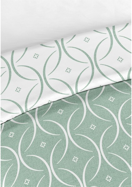 Focus %100 Pamuk Çift Kişilik Nevresim Seti 200X220CM Koyu Mint modelleri