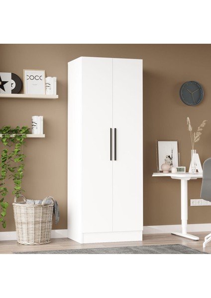 Nexus 2 Kapaklı Gardırop Elbise Dolabı Beyaz Ns1-W fiyatları