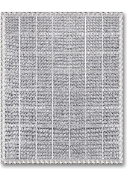 Basıd Grıd Doğal Pamuklu 2'li Banyo Paspas Seti 60X100 50X60 Gri modelleri