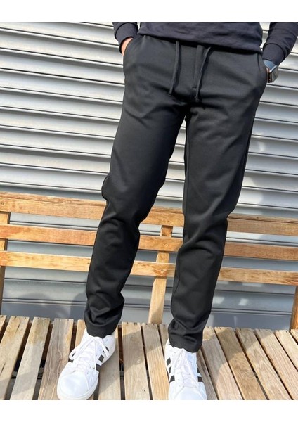 Erkek Jakarlı Çelik Örme Rahat Jogger Pantolon fiyatları