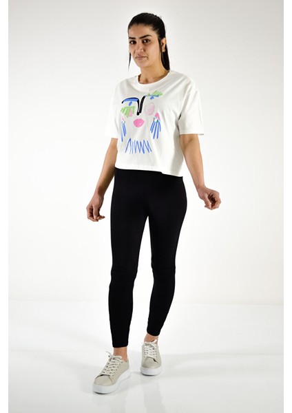 Bisiklet Yaka Baskılı T-Shirt modelleri