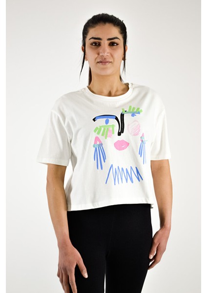 Bisiklet Yaka Baskılı T-Shirt fırsatları